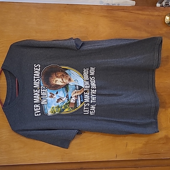 Bob Ross Other - Bob Ross T-Shirt Adult L